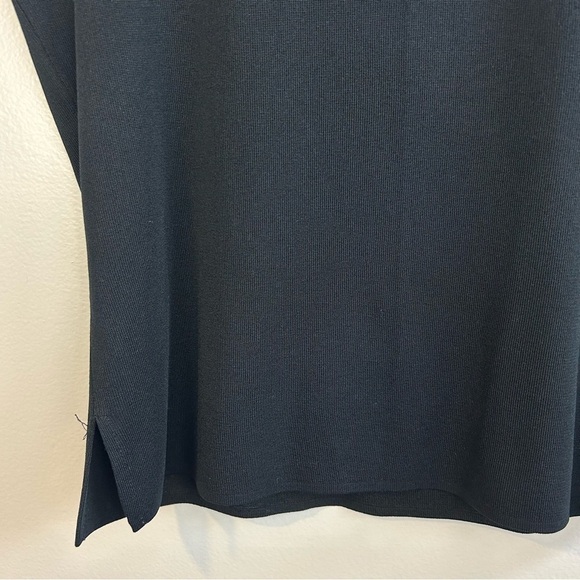 Ming Wang Classic Knit Sleeveless Black Tank Top Size Small - Picture 7 of 9